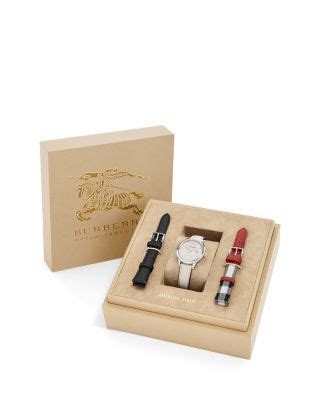 burberry leather watch gift set|Burberry merchandise.